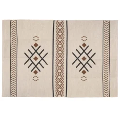 Atmosphera Tapis Coton Jacquard Loft D.118X170Cm- Tapis Deco