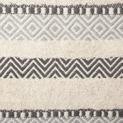 Atmosphera Tapis Coton Relief 2 D.90X150Cm- Tapis Deco