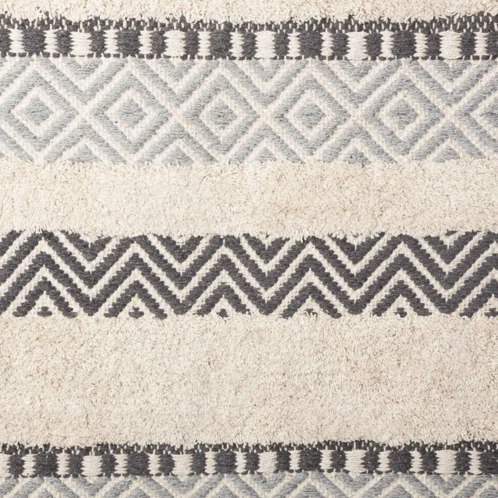 Atmosphera Tapis Coton Relief 2 D.90X150Cm- Tapis Deco