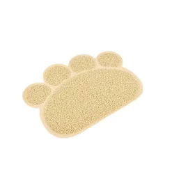 Repas Et Accessoires|* Tapis De Litiere Forme Patte D.40X30Cm Naturel
