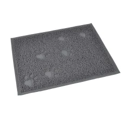 Repas Et Accessoires|* Tapis De Litiere Rectangle Pour Chat Gris 30X40Cm