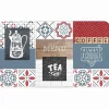 maxibazar Tapis Deco Rectangle 45X75 Cm Mousse Imprimee Theine- Tapis De Cuisine