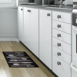 maxibazar Tapis Deco Rectangle 50X80 Cm Imprime Lunch- Tapis De Cuisine