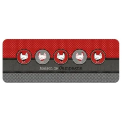 maxibazar Tapis Deco 45X120Cm Auberge- Tapis De Cuisine