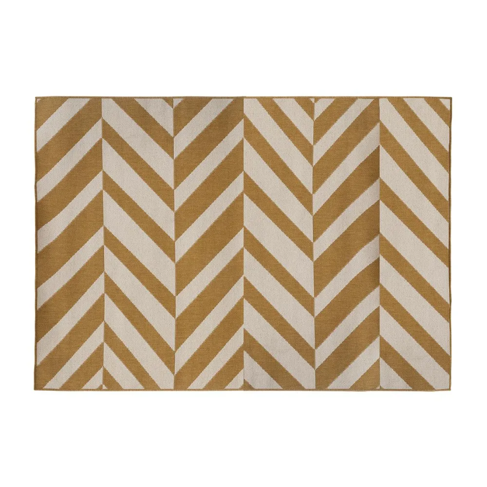 maxibazar Tapis Exterieur Et Interieur Color Ocre 150X230Cm- Tapis Exterieur