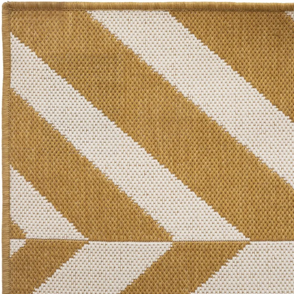 maxibazar Tapis Exterieur Et Interieur Color Ocre 150X230Cm- Tapis Exterieur