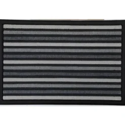maxibazar Tapis Gautier 40X60Cm Nylon Caoutchouc Gris- Tapis D'Entree Et Paillassons