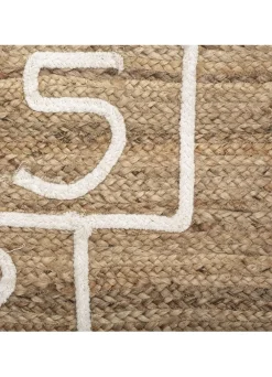 Atmosphera Tapis Jute Marelle D.80X150Cm- Tapis Enfant