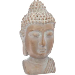 Atmosphera Tete Bouddha Blanchi H.38Cm- Jardins, Statues Et Objets Zen