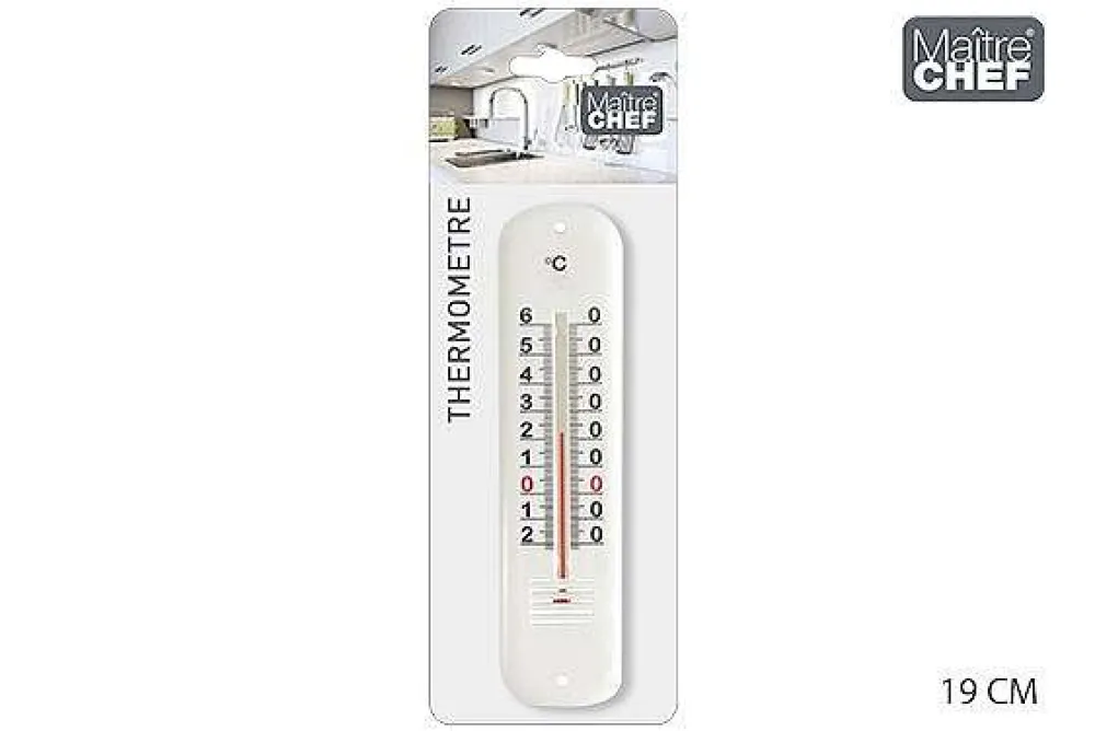 Divers Bazar|* Thermometre Plastique 19Cm