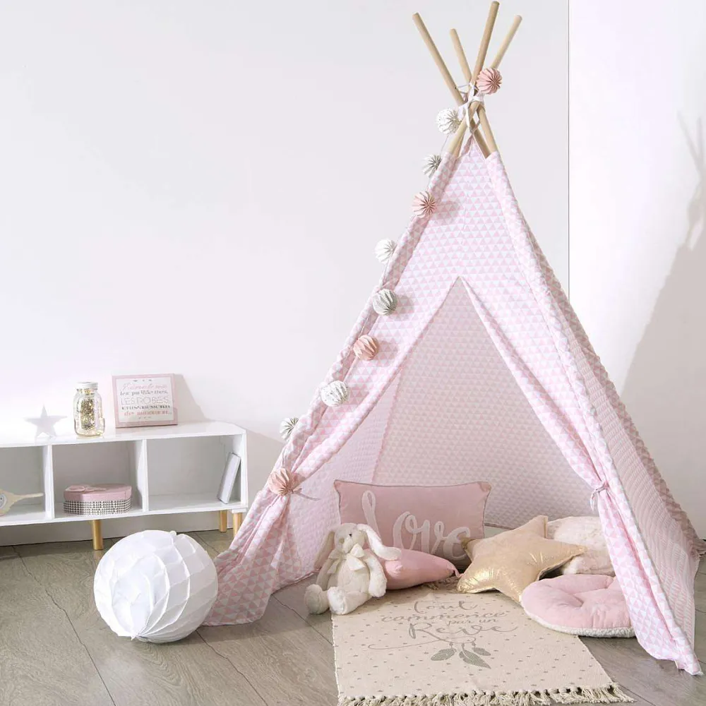 Atmosphera Tipis Et Cabanes>Tipi Deco H.160 Rose
