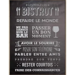 Atmosphera Toile Bistrotd.58X78Cm- Toiles Et Tableaux