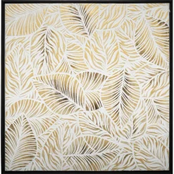 Atmosphera Toile Feuille D.78X78Cm- Toiles Et Tableaux