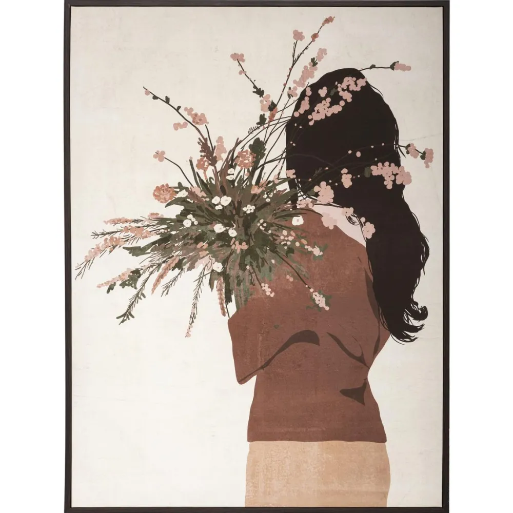 maxibazar Toile Imprimee Femme D.58X78Cm- Toiles Et Tableaux