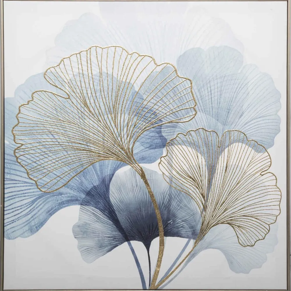 Atmosphera Toile Imprimee Ginko 58X58Cm- Toiles Et Tableaux