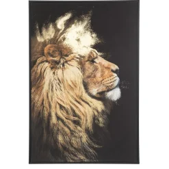 maxibazar Toile Imprimee Lion 60X90Cm- Toiles Et Tableaux