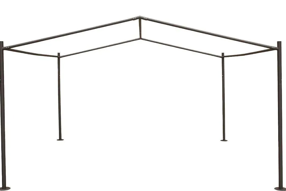 Hespéride Tonnelles>Tonnelle Abri Certeli 4X4M Ardoise