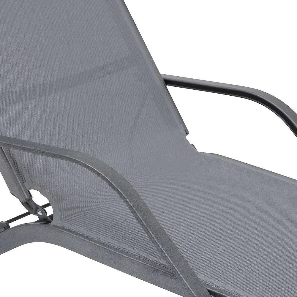 * Chaise Longue Et Transat De Jardin>Transat Bayamo Ardoise Graphite