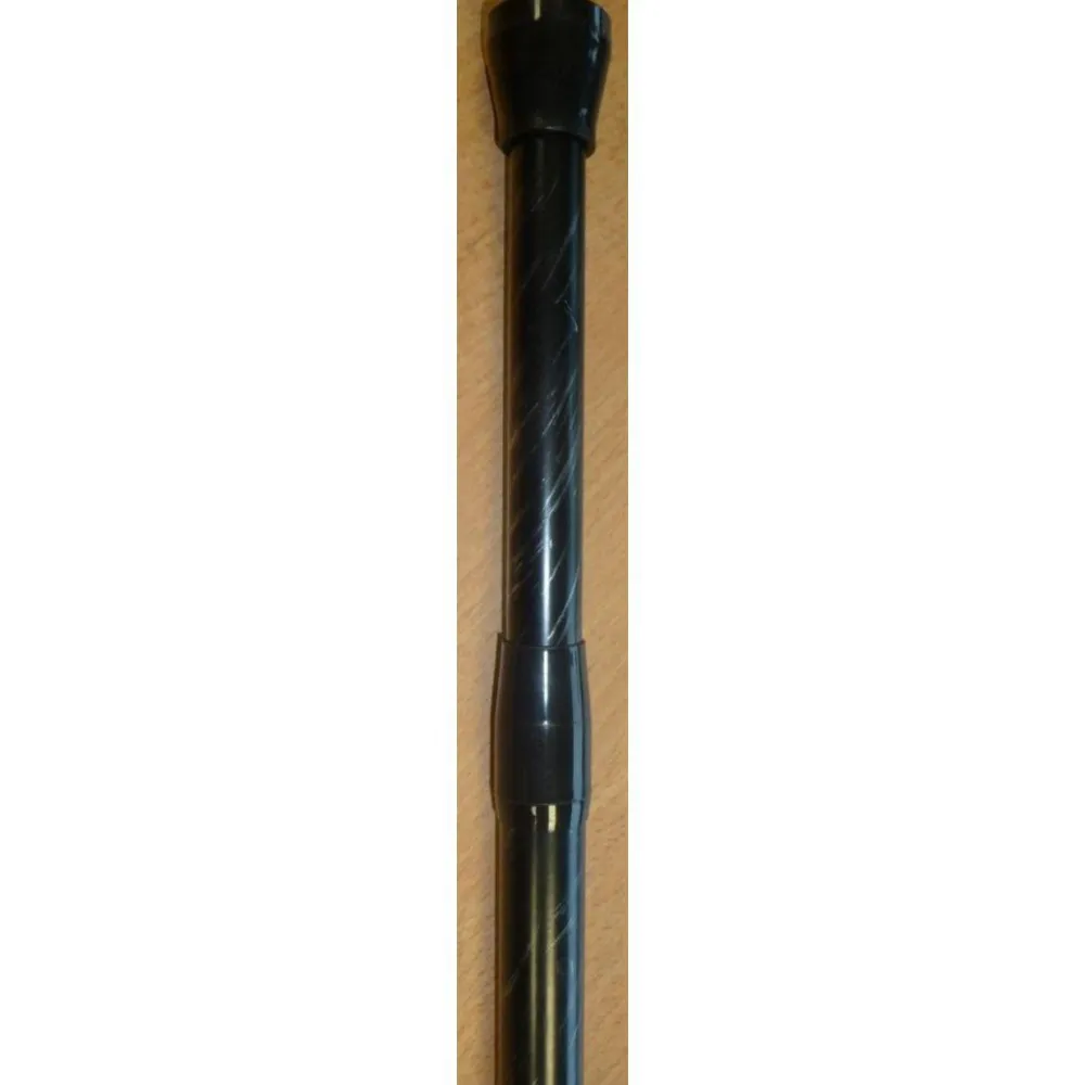 maxibazar Tringle Extensi Entre Murs D22 110 200Cm Noir Et Argent- Vitrages