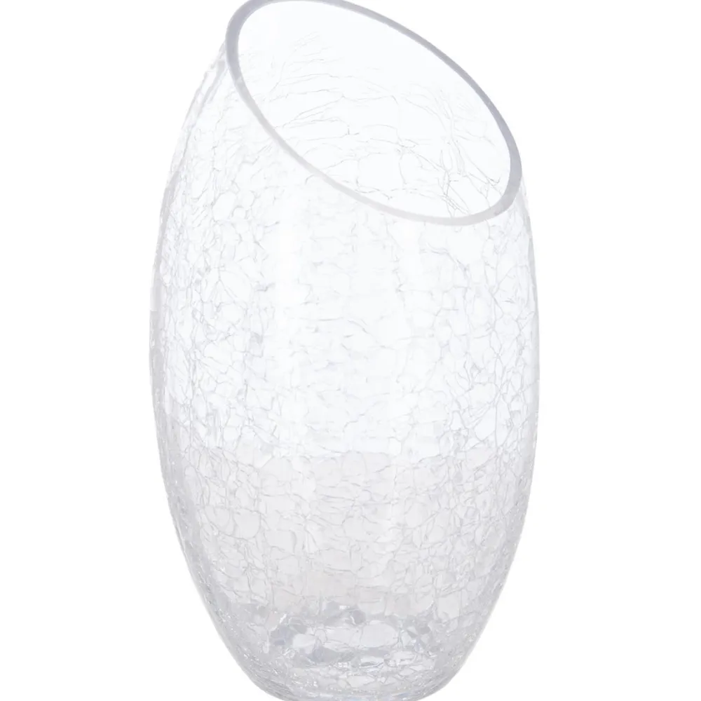 Atmosphera Vase Bombe Craquele H.23Cm- Vases A Poser