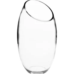 Atmosphera Vase Bombe Transparent D.14.5X27.5Cm- Vases A Poser