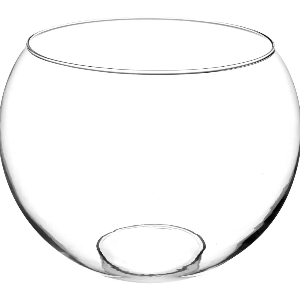 Atmosphera Vase Boule Transparent D.30X23.5Cm- Vases A Poser