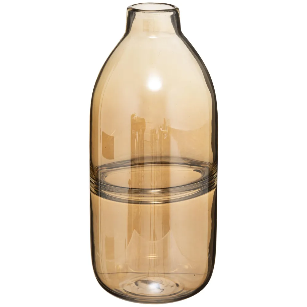 maxibazar Vase Bouteille Line Shine H.30Cm- Vases A Poser