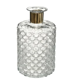 Atmosphera Vase 3D Top Metal Suite H.26.5Cm- Vases A Poser