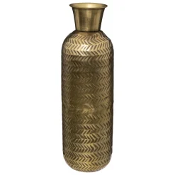 maxibazar Vase Metal Dore Night H.45Cm- Vases Et Caches Pots